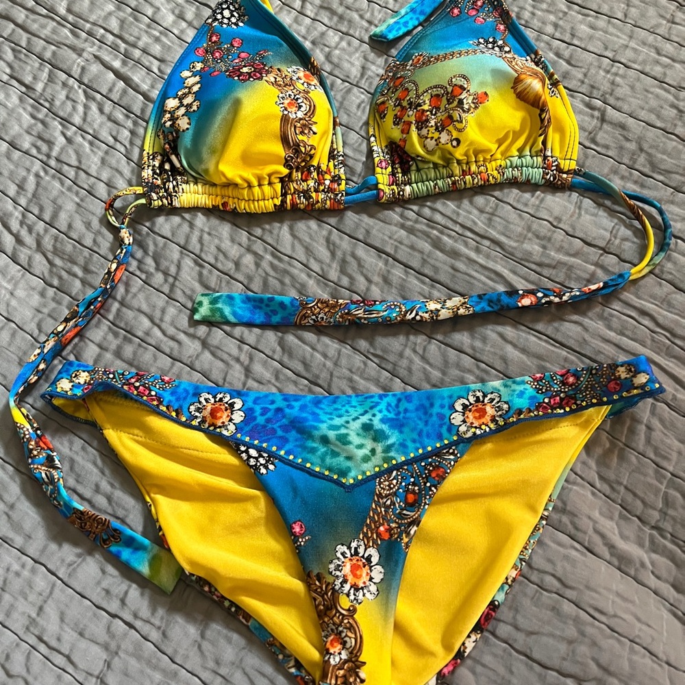 Luli fama 2 piece swim suit